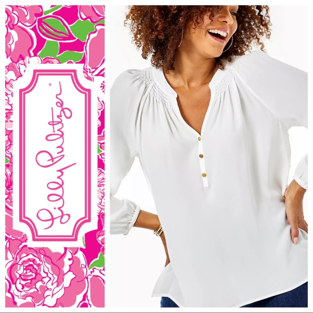 Lily Pulitzer Elsa Silk Top